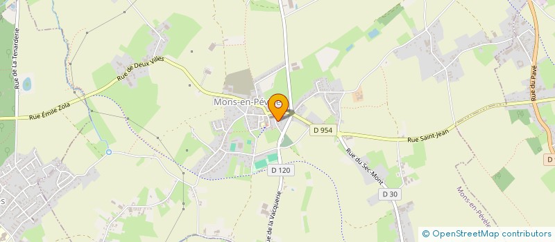 localisation de l'entreprise ASSOCIATION LES AMIS DU PP  MONS-EN-PEVELE