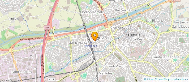 localisation de l'entreprise ASSOCIATION LES AMIS DU ROCK N'ROLL  PERPIGNAN