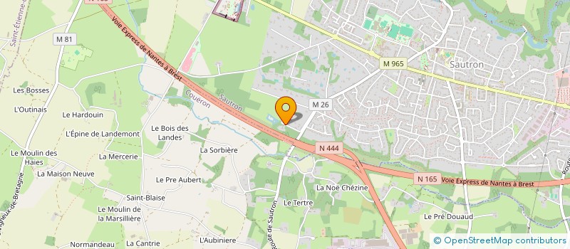 localisation de l'entreprise ASSOCIATION LES AMIS DU VELO DE SAUTRON à SAUTRON