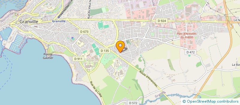 localisation de l'entreprise ASSOCIATION LES AMIS UNIS DE LA MAISON SAINT GABRIEL  GRANVILLE