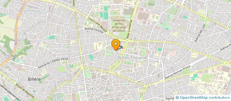 localisation de l'entreprise ASSOCIATION LES ANARTISTES à PAU