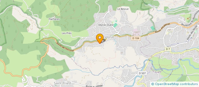 localisation de l'entreprise ASSOCIATION LES ANCIENS DU SCP  VEYRAS