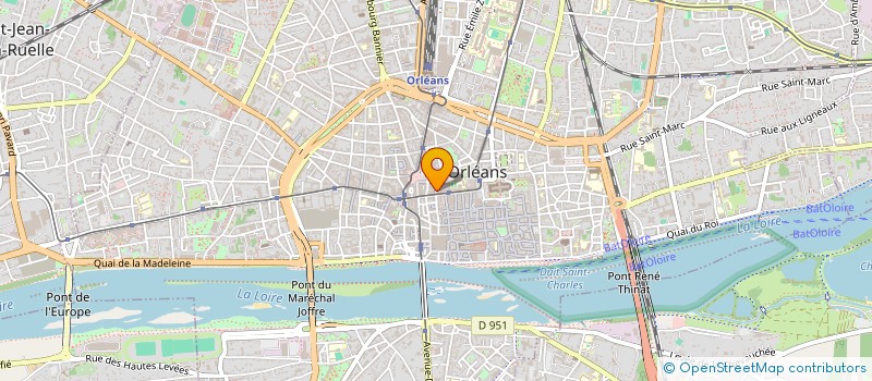 localisation de l'entreprise ASSOCIATION LES ANONYMES à ORLEANS