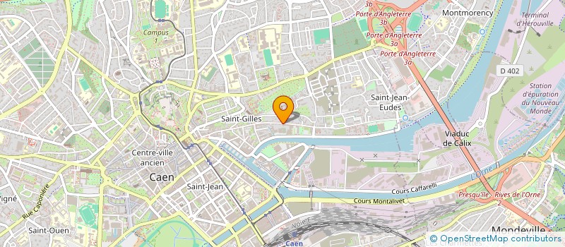 localisation de l'entreprise ASSOCIATION LES ARTS EN VOL à CAEN