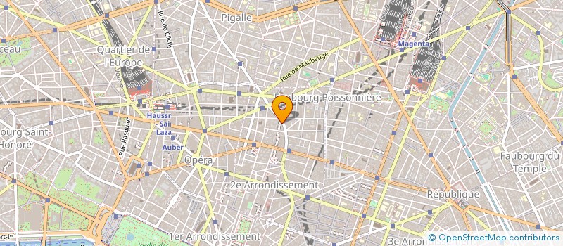 localisation de l'entreprise ASSOCIATION LES ARTS VIVACES  PARIS