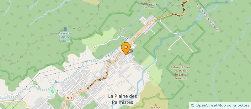 localisation de l'entreprise ASSOCIATION LES ARUMS à LA PLAINE-DES-PALMISTES