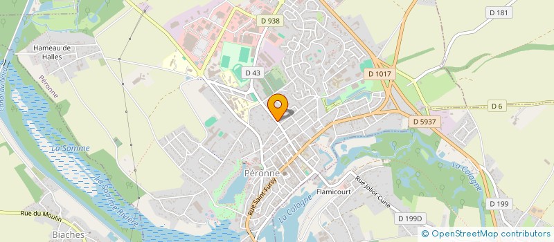 localisation de l'entreprise ASSOCIATION LES ATELIERS  PERONNE