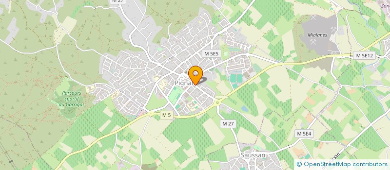 localisation de l'entreprise ASSOCIATION LES ATELIERS à PIGNAN