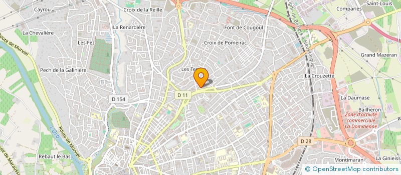 localisation de l'entreprise ASSOCIATION LES ATELIERS DU CENTRE DE MEDECINES DOUCES à BEZIERS