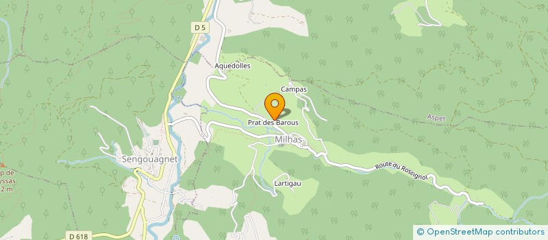 localisation de l'entreprise ASSOCIATION LES ATELIERS DU TEMPS LIBRE D'ASPET à ASPET