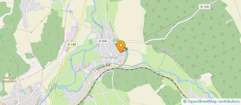 localisation de l'entreprise ASSOCIATION LES AVENTURIERES DU BAC A SABLE  CHARLEVAL