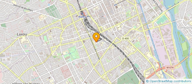 localisation de l'entreprise ASSOCIATION LES BAGAUDES  NANCY