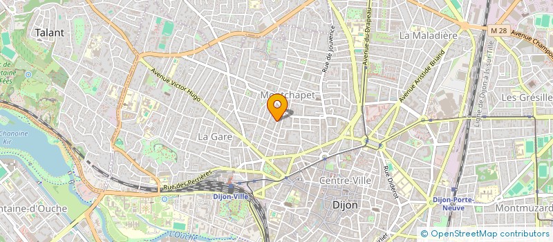 localisation de l'entreprise ASSOCIATION LES BALADINS  DIJON