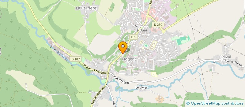 localisation de l'entreprise ASSOCIATION LES BALIBEUX à NOGENT