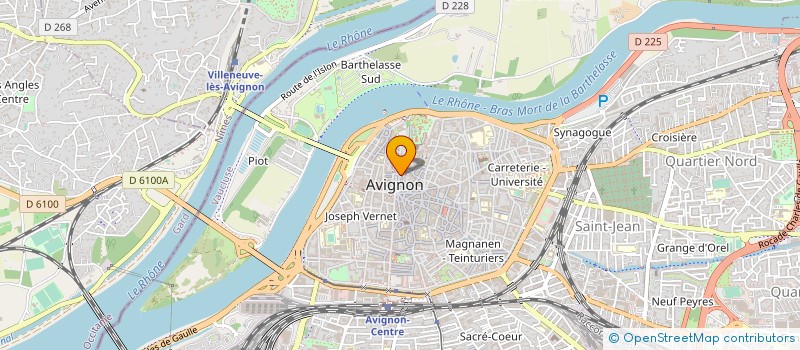 localisation de l'entreprise ASSOCIATION LES BALLADINS D'AVIGNON  AVIGNON