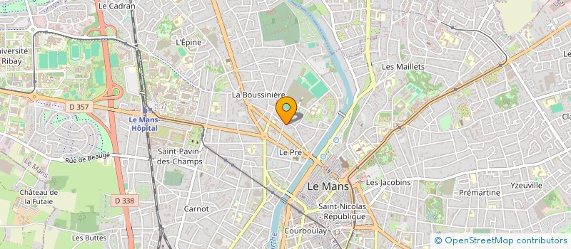 localisation de l'entreprise ASSOCIATION LES BALS CLANDESTINS à LE MANS