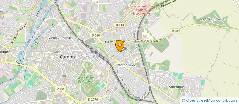 localisation de l'entreprise ASSOCIATION LES BALUCHONS DE L'ESPOIR à CAMBRAI