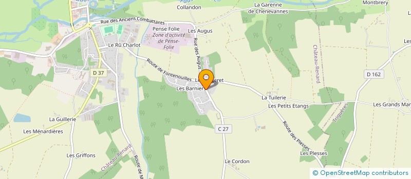 localisation de l'entreprise ASSOCIATION LES BARNIERS à CHATEAU-RENARD