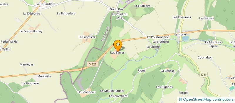 localisation de l'entreprise ASSOCIATION LES BARRES à SAINT-VICTOR-DE-BUTHON