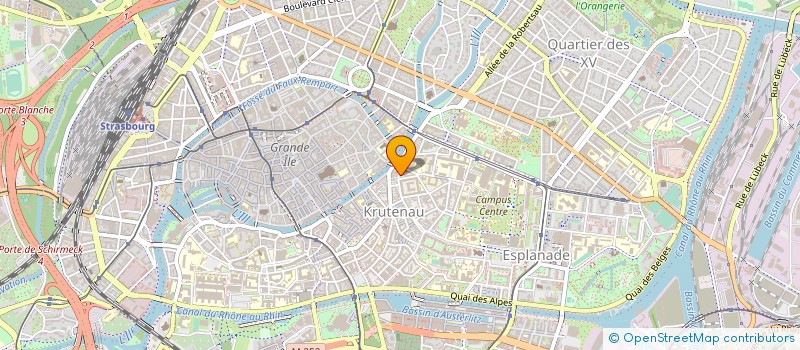 localisation de l'entreprise ASSOCIATION LES BATELIERS à STRASBOURG