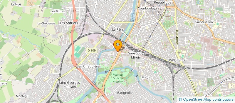 localisation de l'entreprise ASSOCIATION LES BATISSEURS DE L'AVENIR à LE MANS