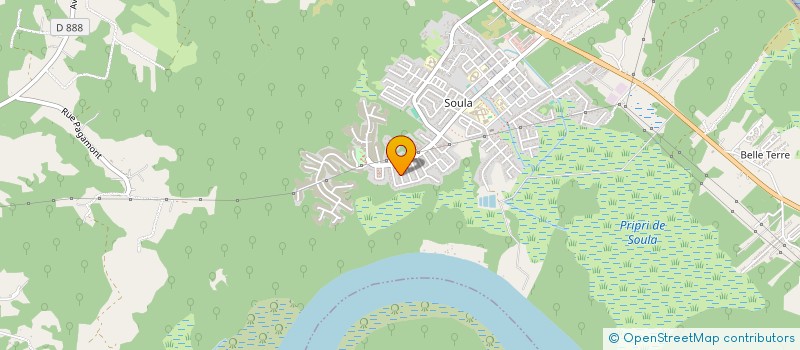 localisation de l'entreprise ASSOCIATION LES BEAUX-FRERES GENEREUX  MACOURIA