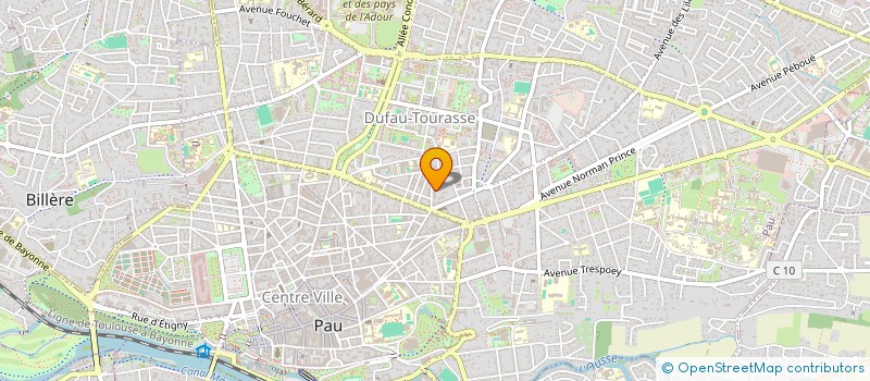 localisation de l'entreprise ASSOCIATION LES BISOUNOURS à MORLAAS