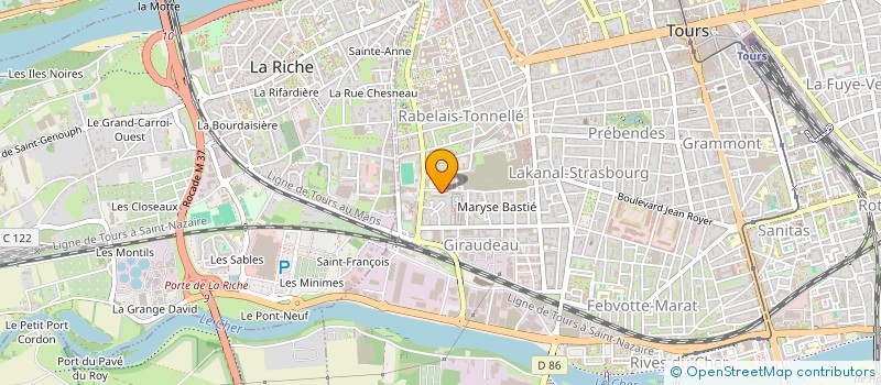 localisation de l'entreprise ASSOCIATION LES BLECAS à TOURS