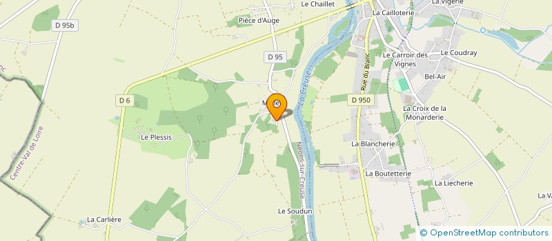 localisation de l'entreprise ASSOCIATION LES BLES ROUGES à NEONS-SUR-CREUSE