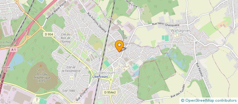 localisation de l'entreprise ASSOCIATION LES BLESSES DE NEXT  LIBERCOURT