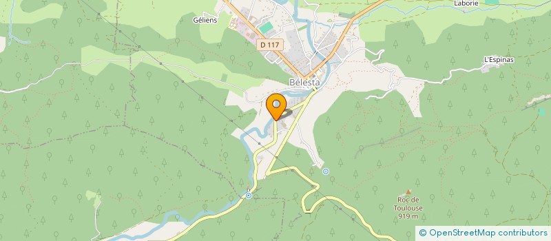 localisation de l'entreprise ASSOCIATION LES BLETTES SAUVAGES à BELESTA
