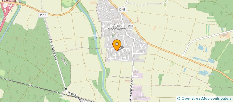 localisation de l'entreprise ASSOCIATION LES BLUEBERRIES  ANDOLSHEIM