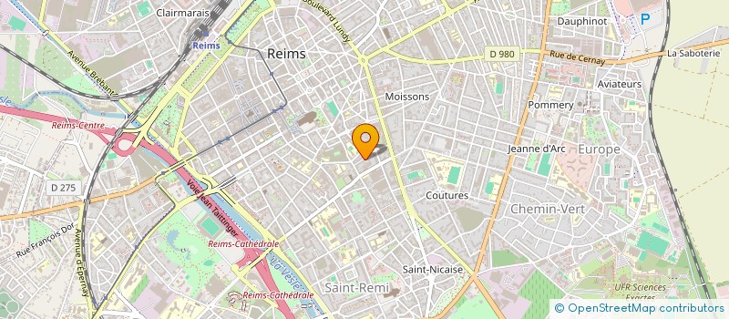 localisation de l'entreprise ASSOCIATION LES BONS RESTES  REIMS