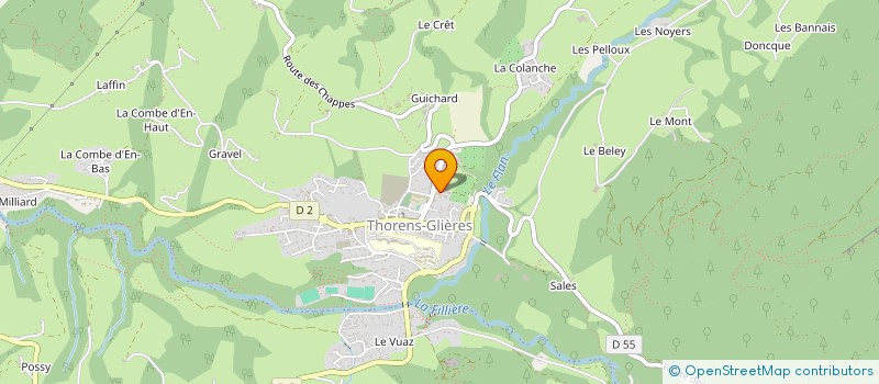 localisation de l'entreprise ASSOCIATION LES BOULIS à FILLIERE