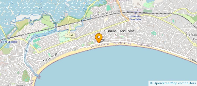 localisation de l'entreprise ASSOCIATION LES BOUTIQUES DU CASINO à LA BAULE-ESCOUBLAC