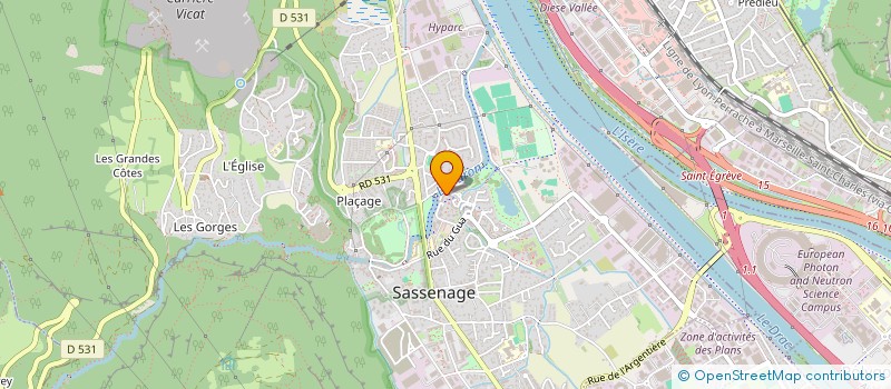 localisation de l'entreprise ASSOCIATION LES BRASSEURS DU VERCORS  SASSENAGE