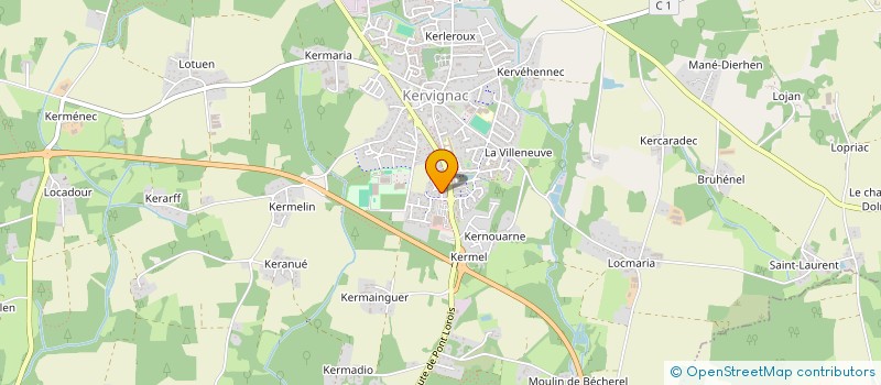 localisation de l'entreprise ASSOCIATION LES BREIZH DES SABLES à KERVIGNAC