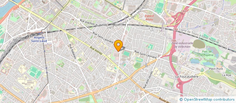 localisation de l'entreprise ASSOCIATION LES CABOULOTS à ANGERS