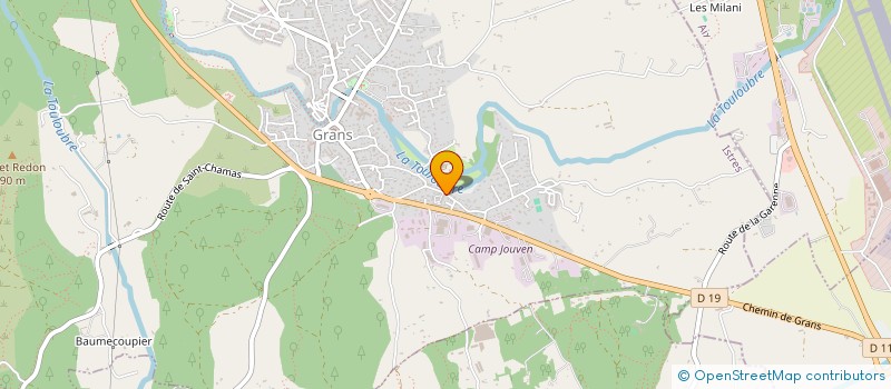 localisation de l'entreprise ASSOCIATION LES CALECHES D ANTAN  GRANS