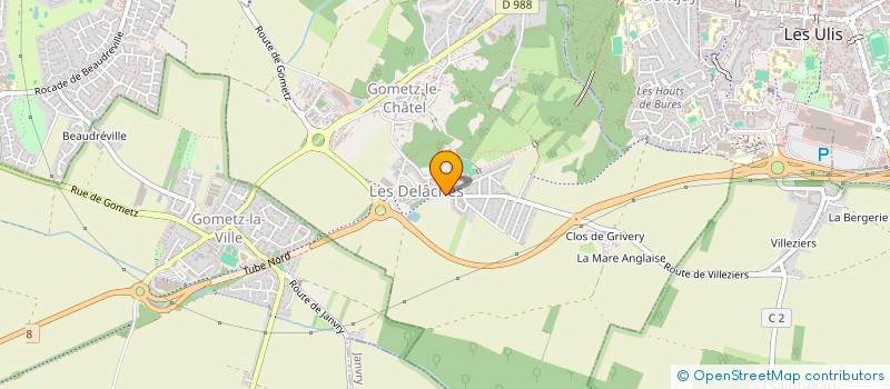 localisation de l'entreprise ASSOCIATION LES CASTELOUPS à GOMETZ-LE-CHATEL