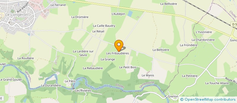 localisation de l'entreprise ASSOCIATION LES CAT'PATTES DU 49 à SEVREMOINE