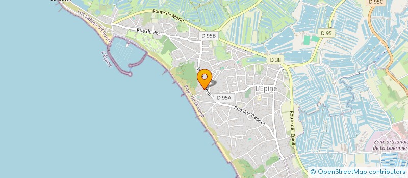 localisation de l'entreprise ASSOCIATION LES CATMARINS à L'EPINE