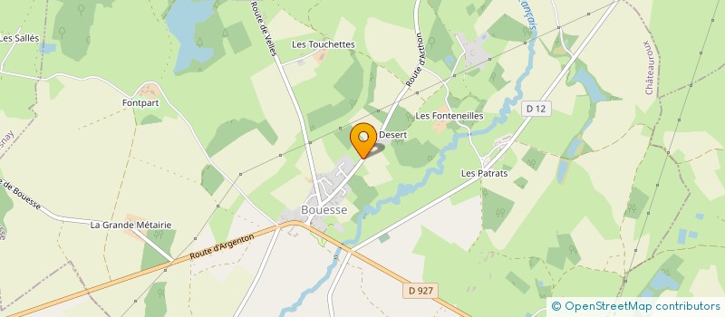 localisation de l'entreprise ASSOCIATION LES CAVALIERS DE L'AGE à ARGENTON-SUR-CREUSE