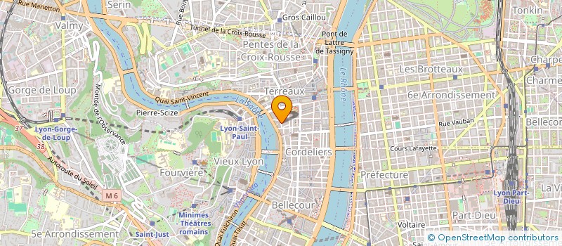 localisation de l'entreprise ASSOCIATION LES CAVES DU MARPUIS à LYON