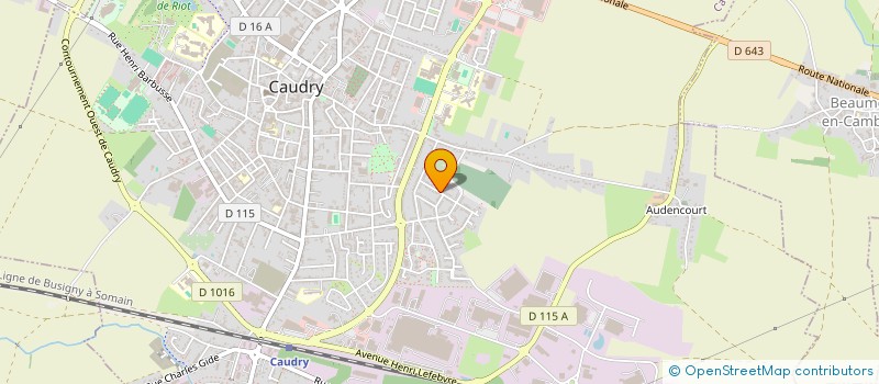 localisation de l'entreprise ASSOCIATION LES CHAMIS POTES DE CARAMEL DIT EL NINO  CAUDRY