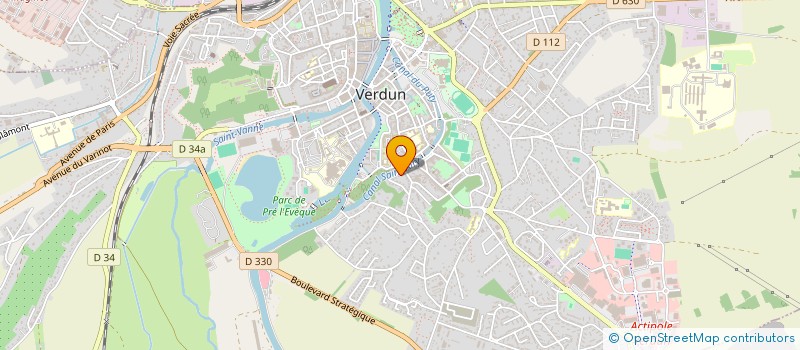 localisation de l'entreprise ASSOCIATION LES CHANTEURS DE LA PAIX à VERDUN