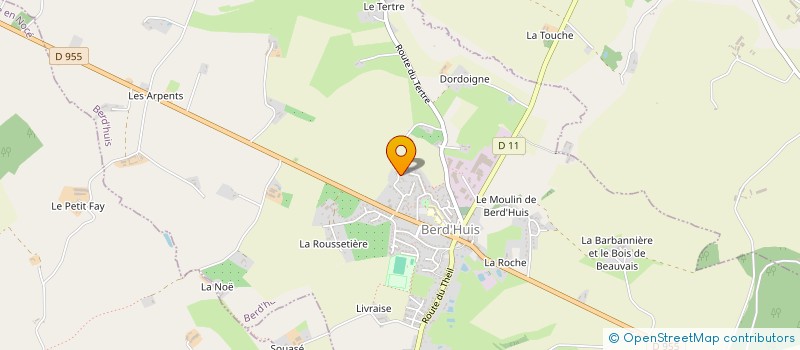 localisation de l'entreprise ASSOCIATION LES CHATS'SSOCIES à BERD'HUIS