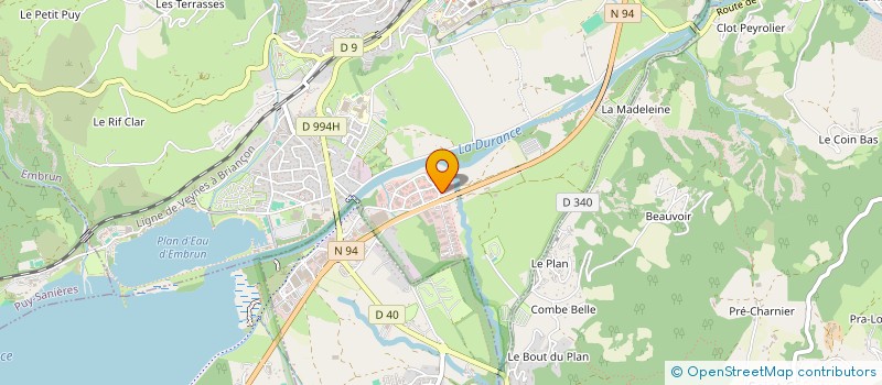 localisation de l'entreprise ASSOCIATION LES CHATSCALINS  EMBRUN