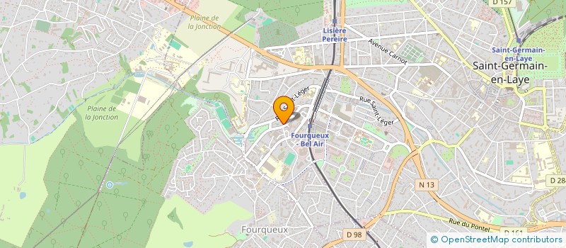 localisation de l'entreprise ASSOCIATION LES CHEMINS DE L'EVEIL  SAINT-GERMAIN-EN-LAYE