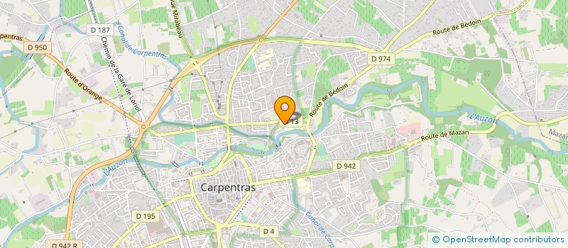 localisation de l'entreprise ASSOCIATION LES CHENES à CARPENTRAS